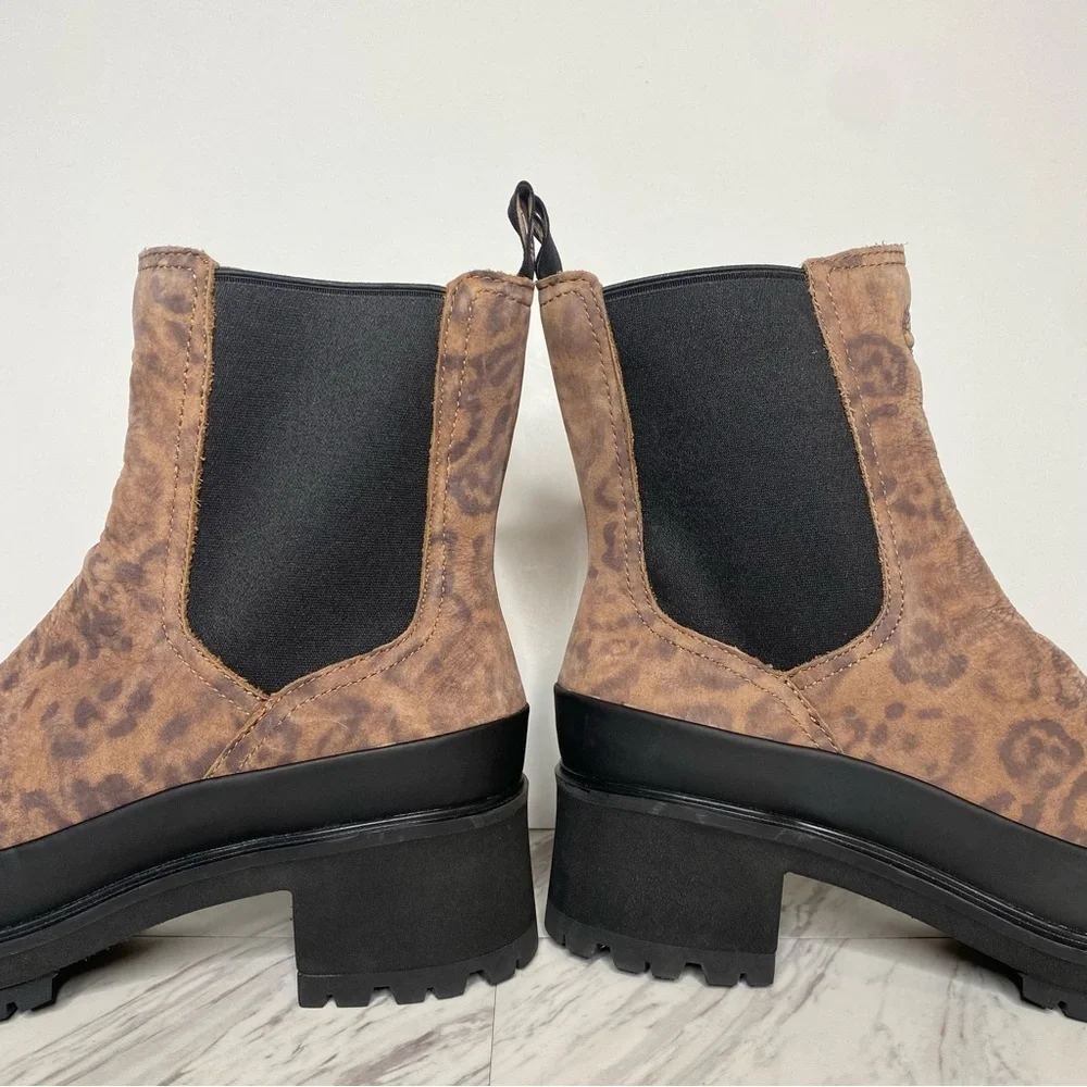 Timberland Kori Park Leopard Lug Sole Chelsea Boot 9